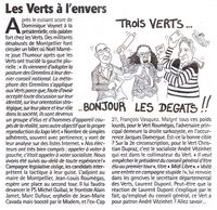 les verts à l'envers